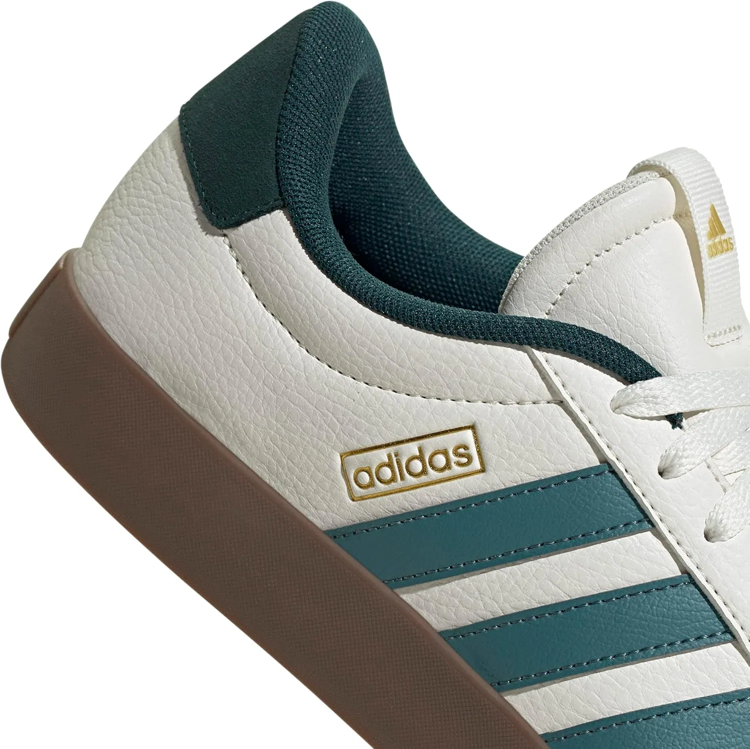 Мужские кроссовки Adidas Vl Court 3.0, Core White Preloved Teal Aurora Ivy — фото 4