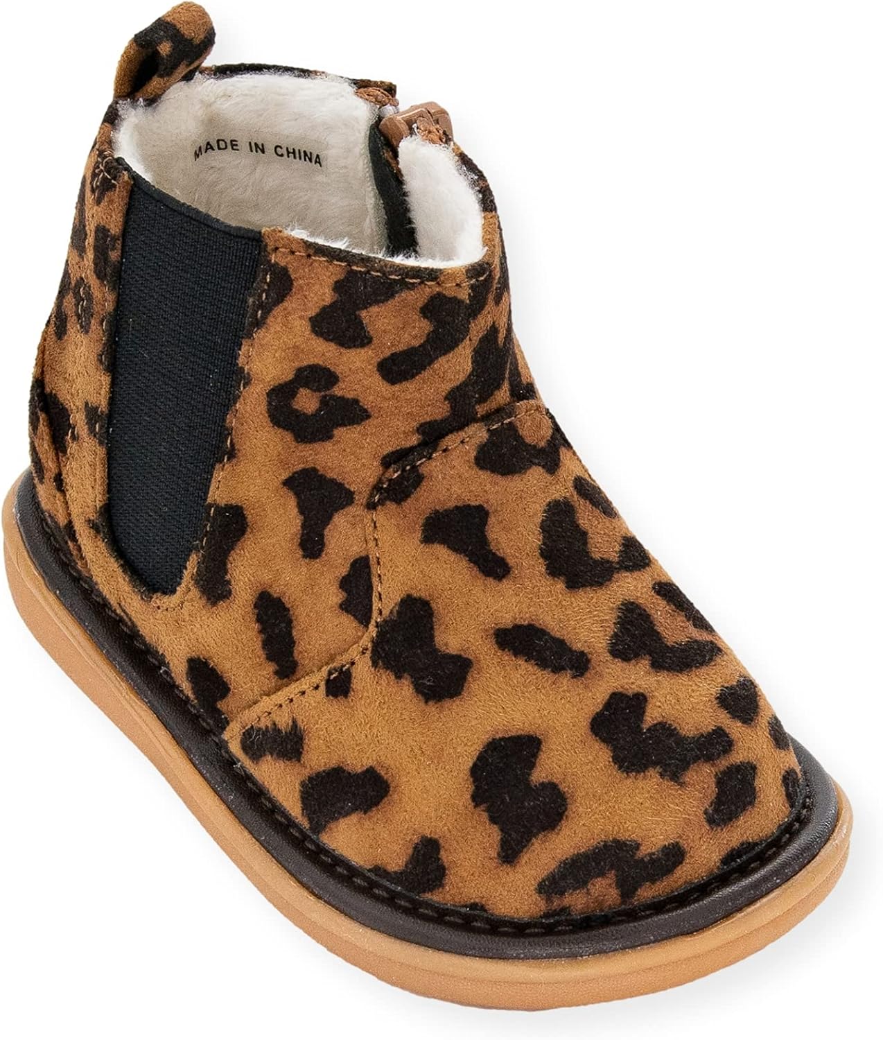 

Маленькие пищательные ботинки для малышей с съемным пищалком в ярких стилях и цветах для мальчиков и девочек Wee Squeak, Coco Leopard