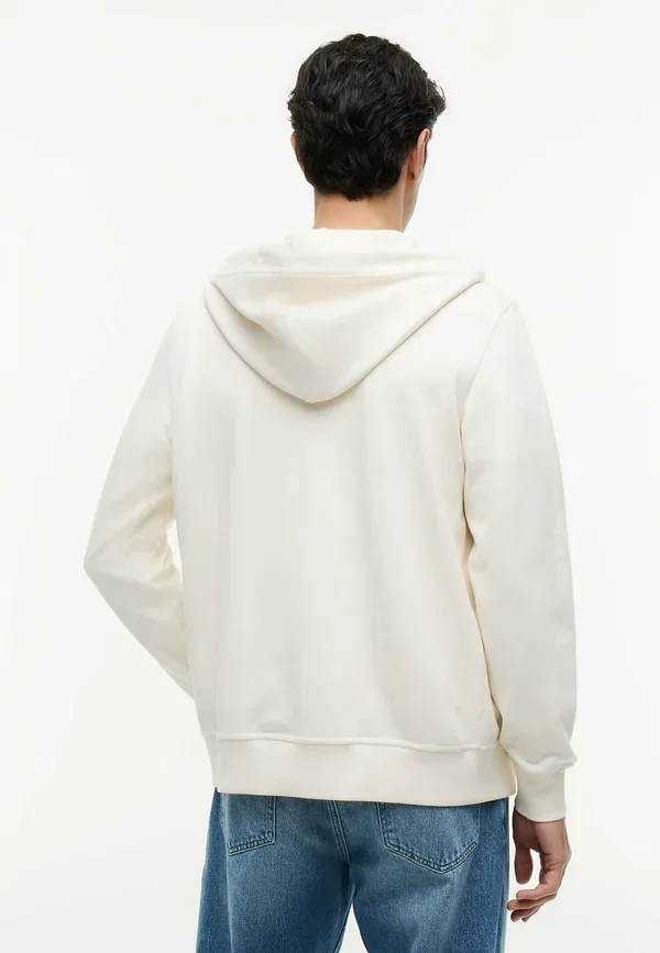 Толстовка на молнии Tommy Hilfiger Rwb box flag tr full zip americana capsule zip up sweatshirt, слоновая кость — фото 3