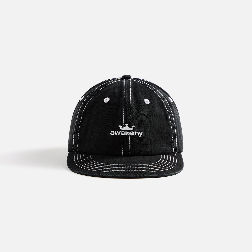 

Бейсболка Awake NY Crown Logo 6 Panel Cap, черный