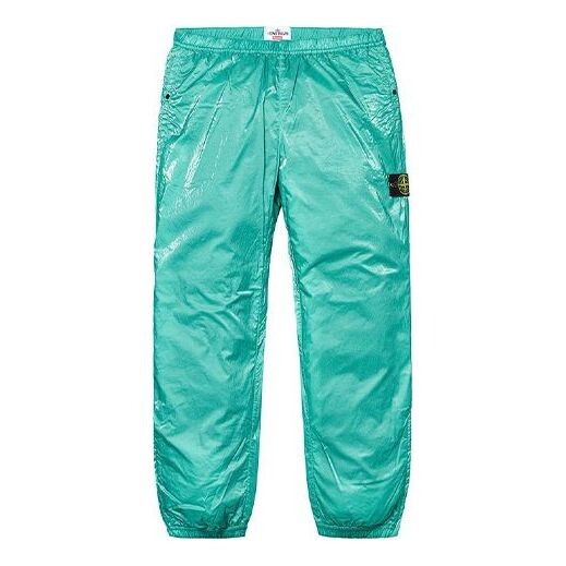 

Брюки ss19 x stone island new silk light pant Supreme, синий