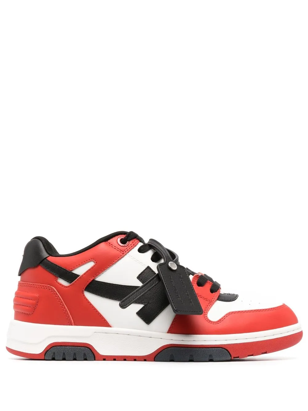 

Кроссовки в стиле колор-блок OFF-WHITE, белый