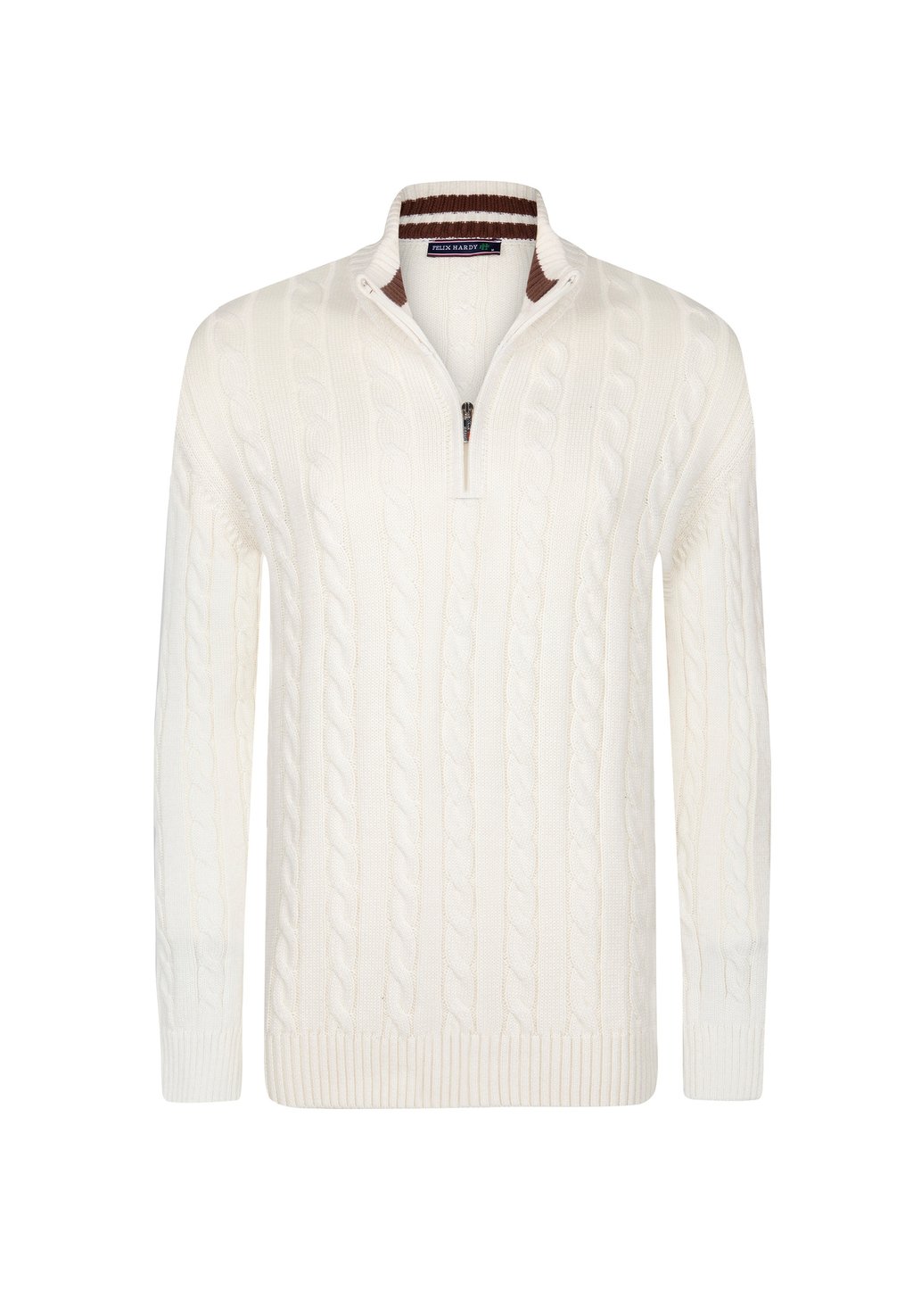 

Джемпер CABLE HALF ZIP Felix Hardy, молочный