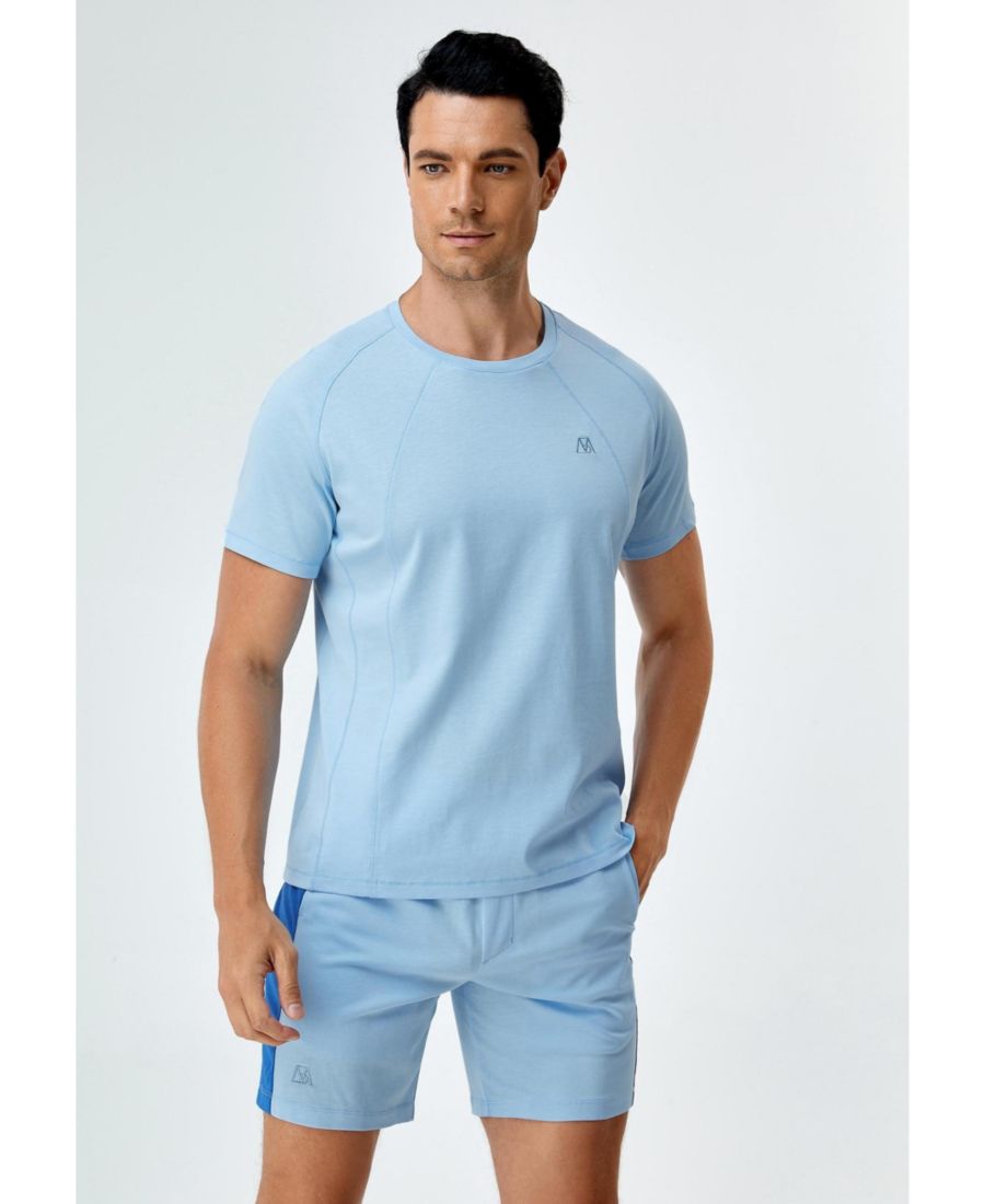 

Мужская футболка с детальной отделкой швов Bellemere New York, No Color