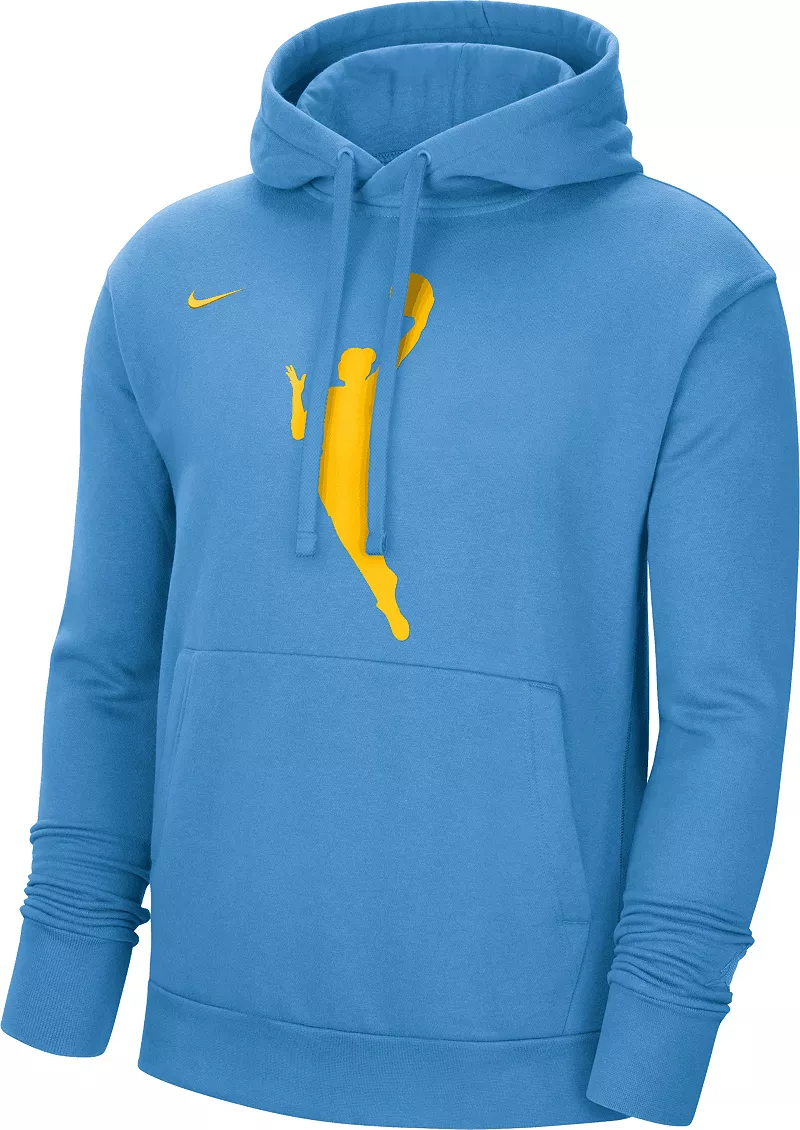 

Небесно-голубой флисовый пуловер с капюшоном Nike для взрослые Chicago