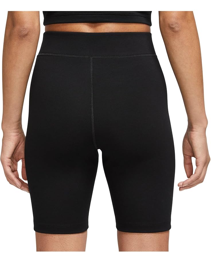 Шорты Nike Sportswear Classic High-rise 8" Shorts, цвет Black/Sail — фото 2