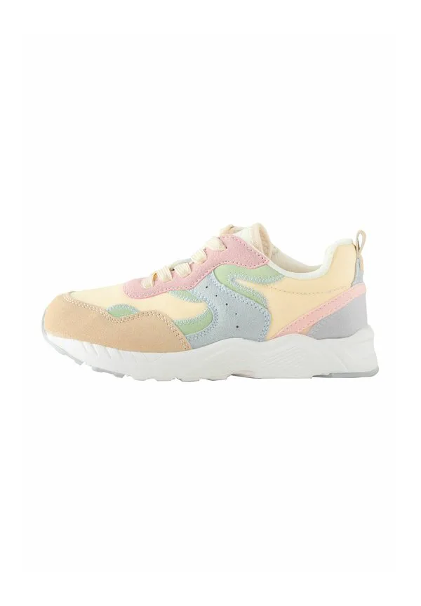 Широкие кроссовки на шнуровке с цветовыми блоками Next, Multi Pastel