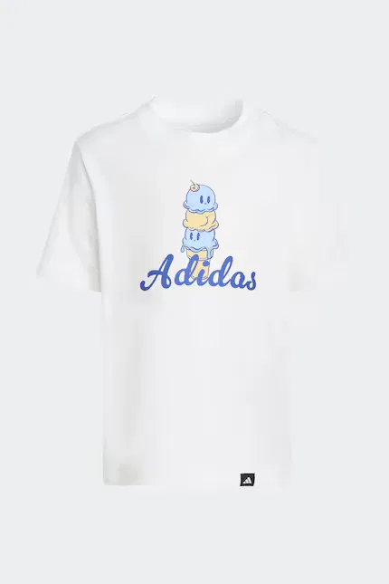 Футболка хлопковая Adidas, белый — фото 2