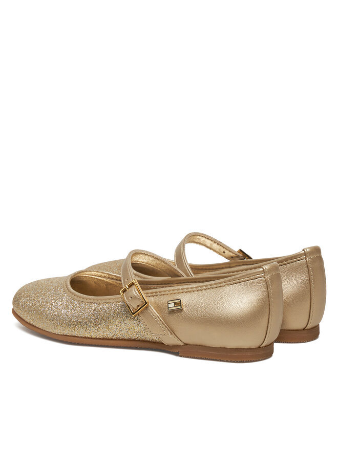 Балетки Tommy Hilfiger Ballerina T4A3-33930-0572 M Goldfarben — фото 3