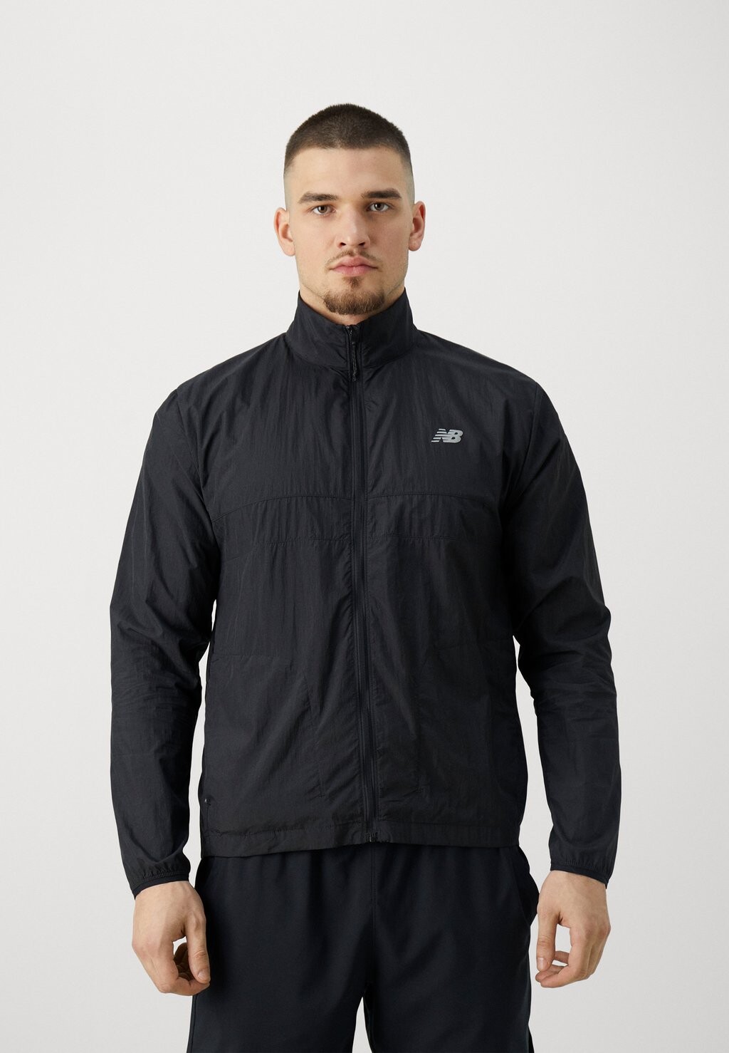 

Куртка для бега Athletics Packable Run Jacket New Balance, черный
