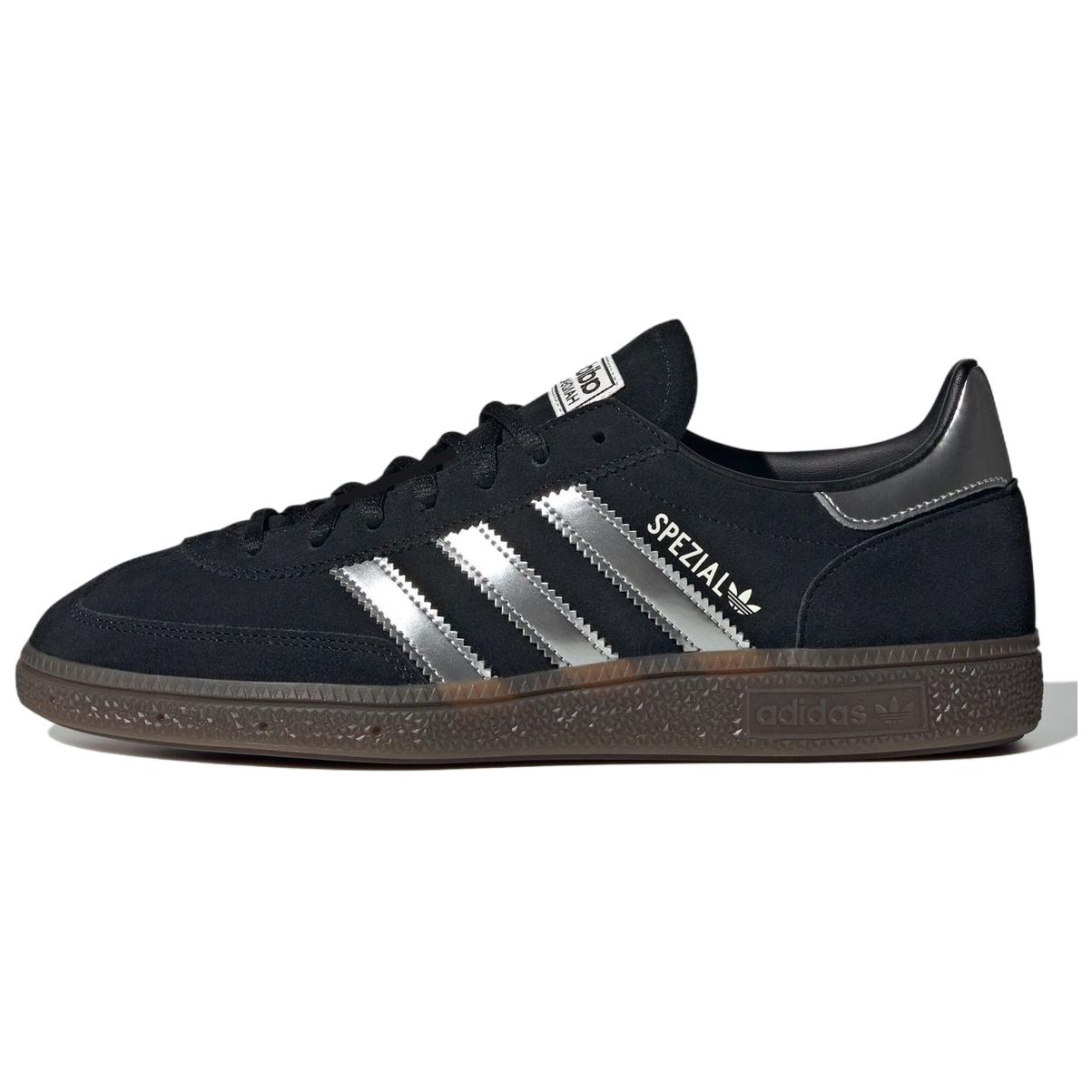 

Adidas Originals Adidas Handball Spezial Core Black Silver Metallic в черно-серебристом цвете, цвет Black Silver