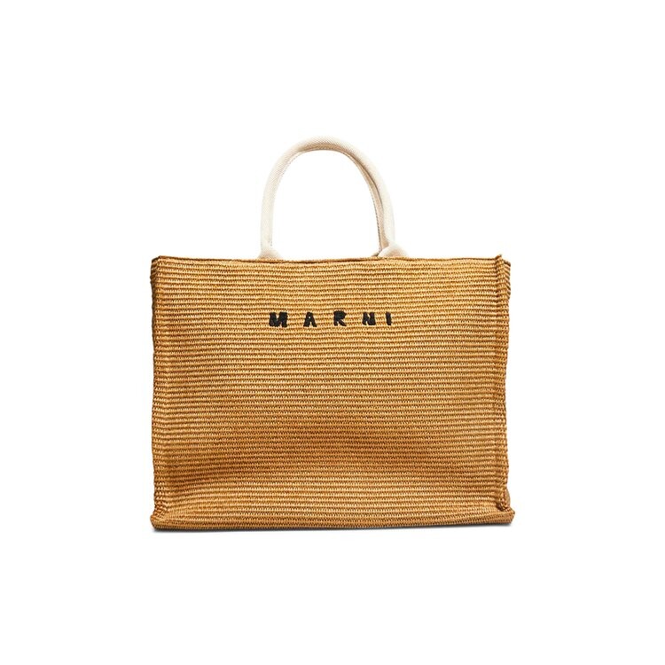 

Сумка-тоут Marni Tote, цвет Raw Sienna
