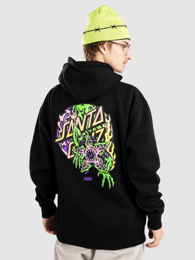 

Худи Santa Cruz X Stranger Things Demogorgon Dot Hoodie, black