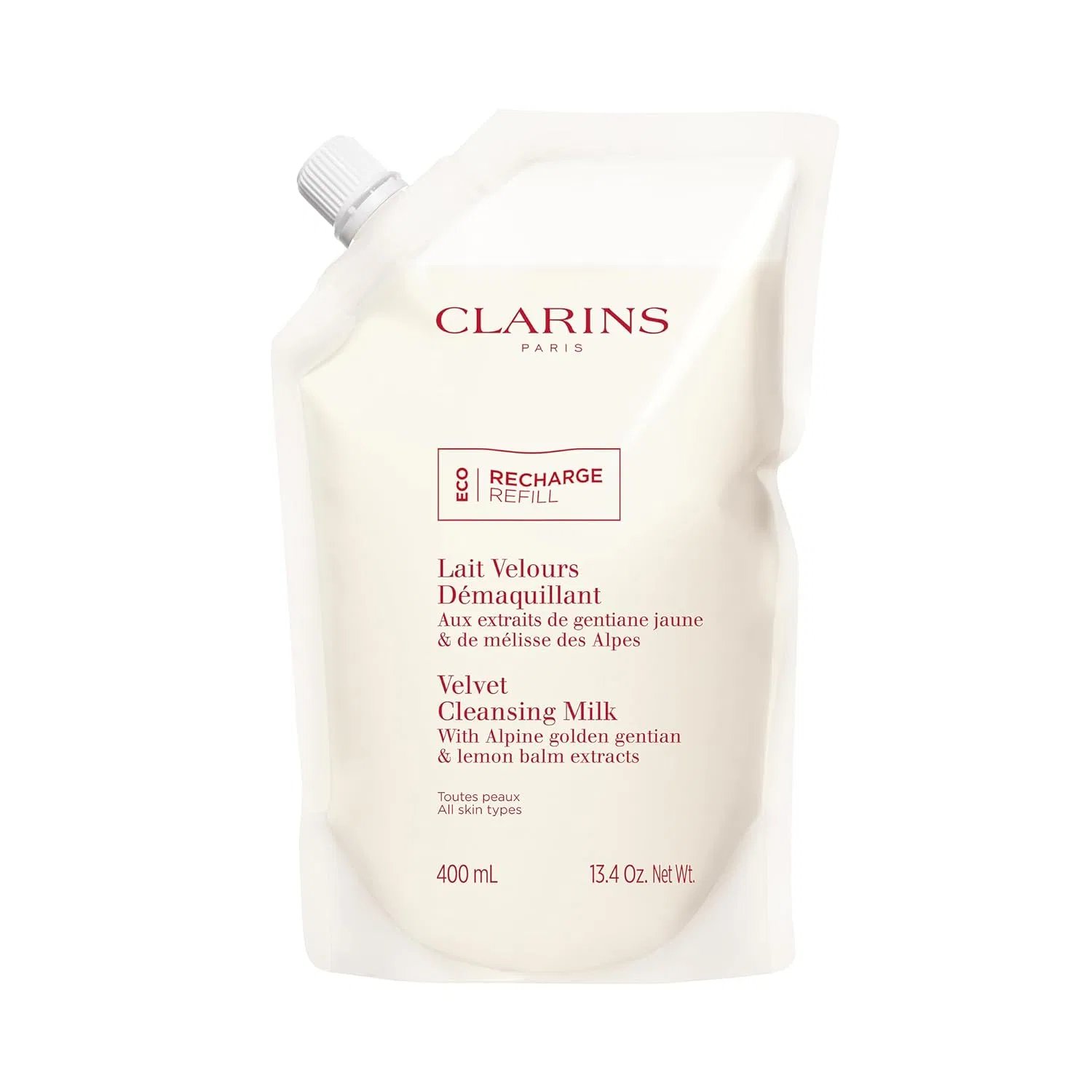 Молочко для умывания Clarins — Очищающее молочко Velvet, сменный блок, 400 мл