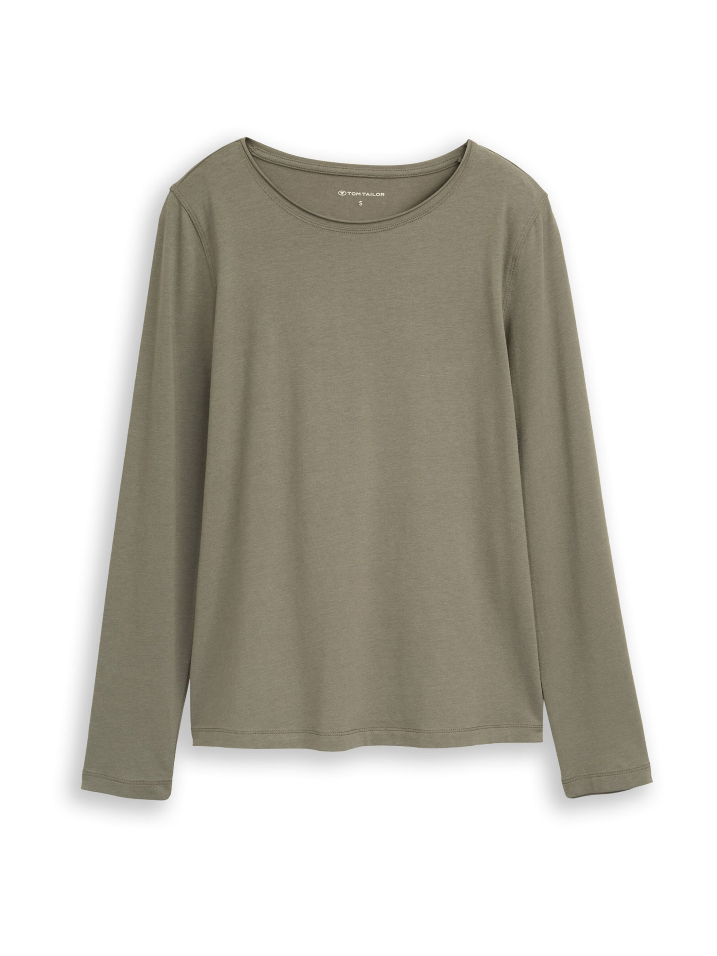 

TOM TAILOR Лонгслив в оливковом цвете