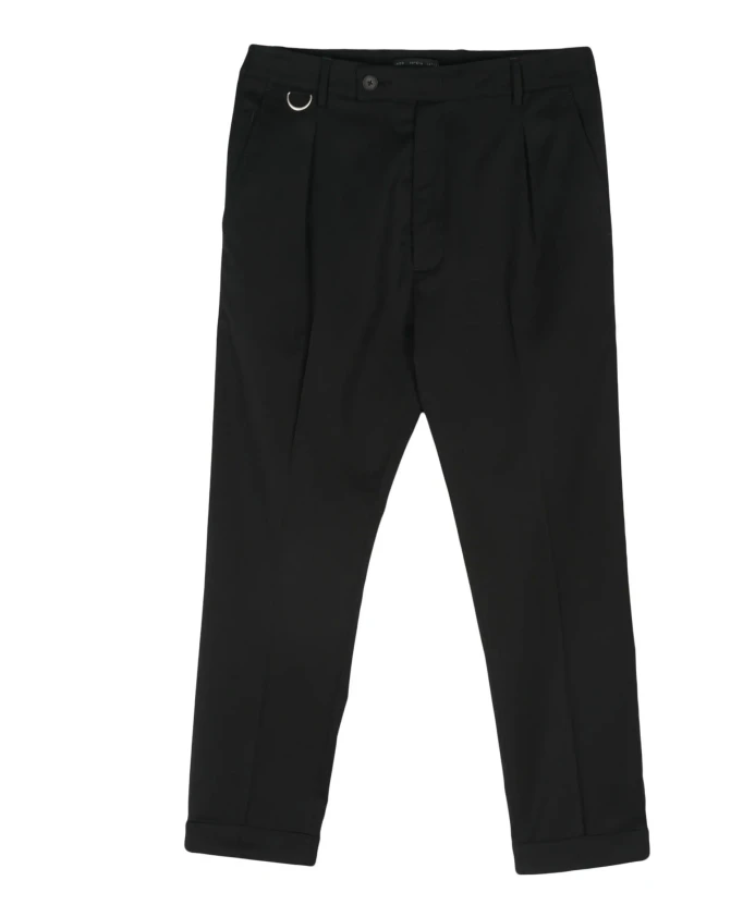 

Брюки узкого кроя из шерсти Riviera Low Brand, черный