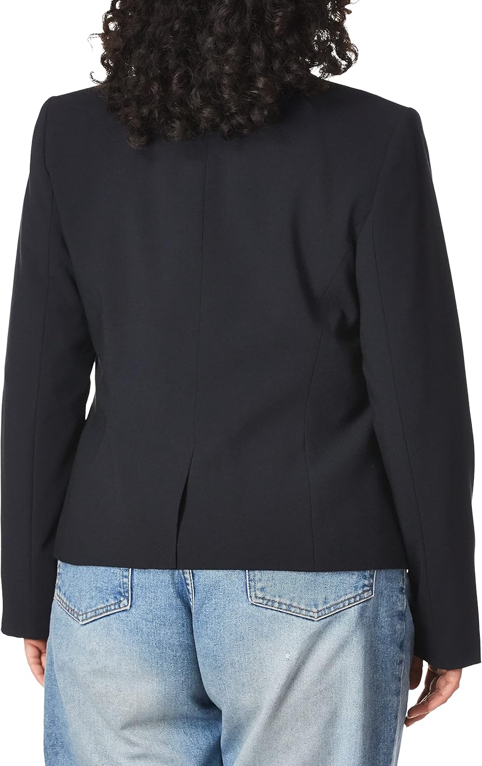 Женский блейзер Calvin Klein Lux на двух пуговицах (Petite, Standard и Plus), Navy — фото 3