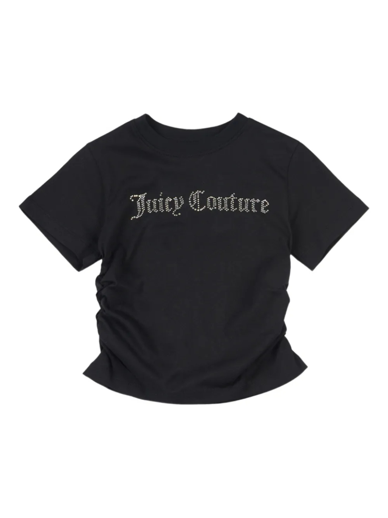 

Футболка Juicy Couture Kids, украшенная стразами, черный