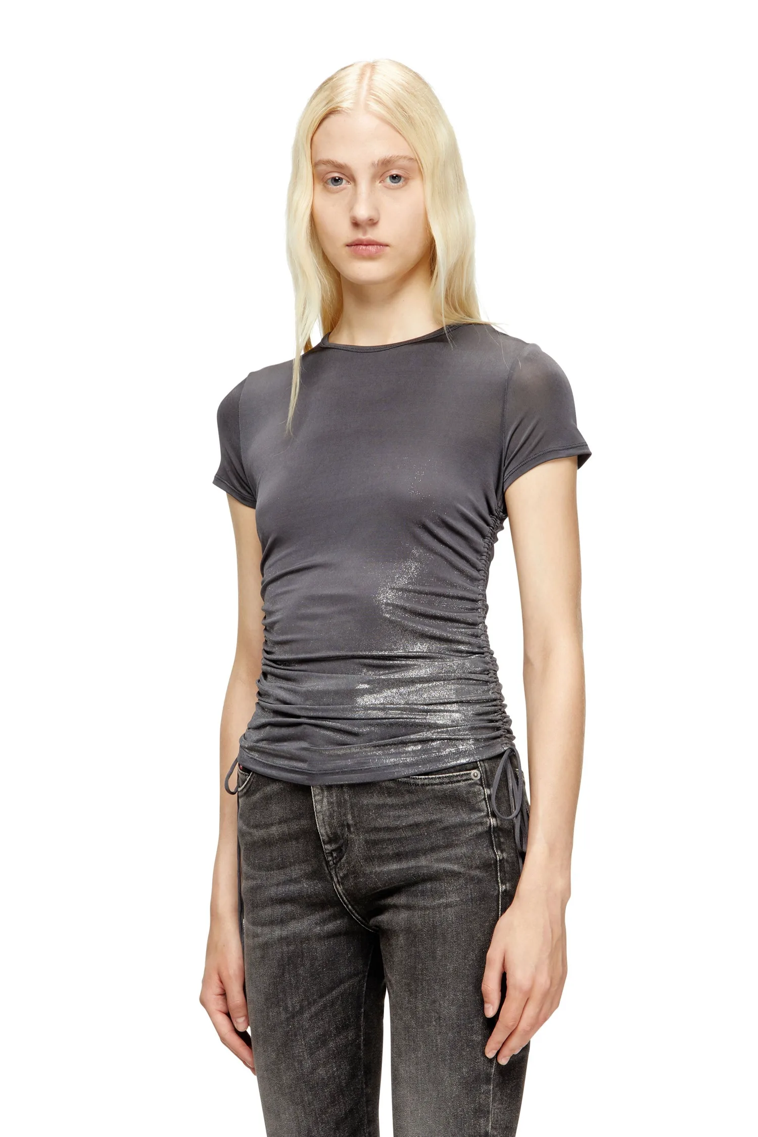 Женская футболка с коротким рукавом T-REY Diesel, Gray and other shades