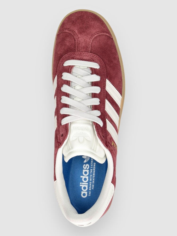 Кеды adidas Skateboarding Gazelle ADV Skateschuhe, shared/crywht/goldmt — фото 4