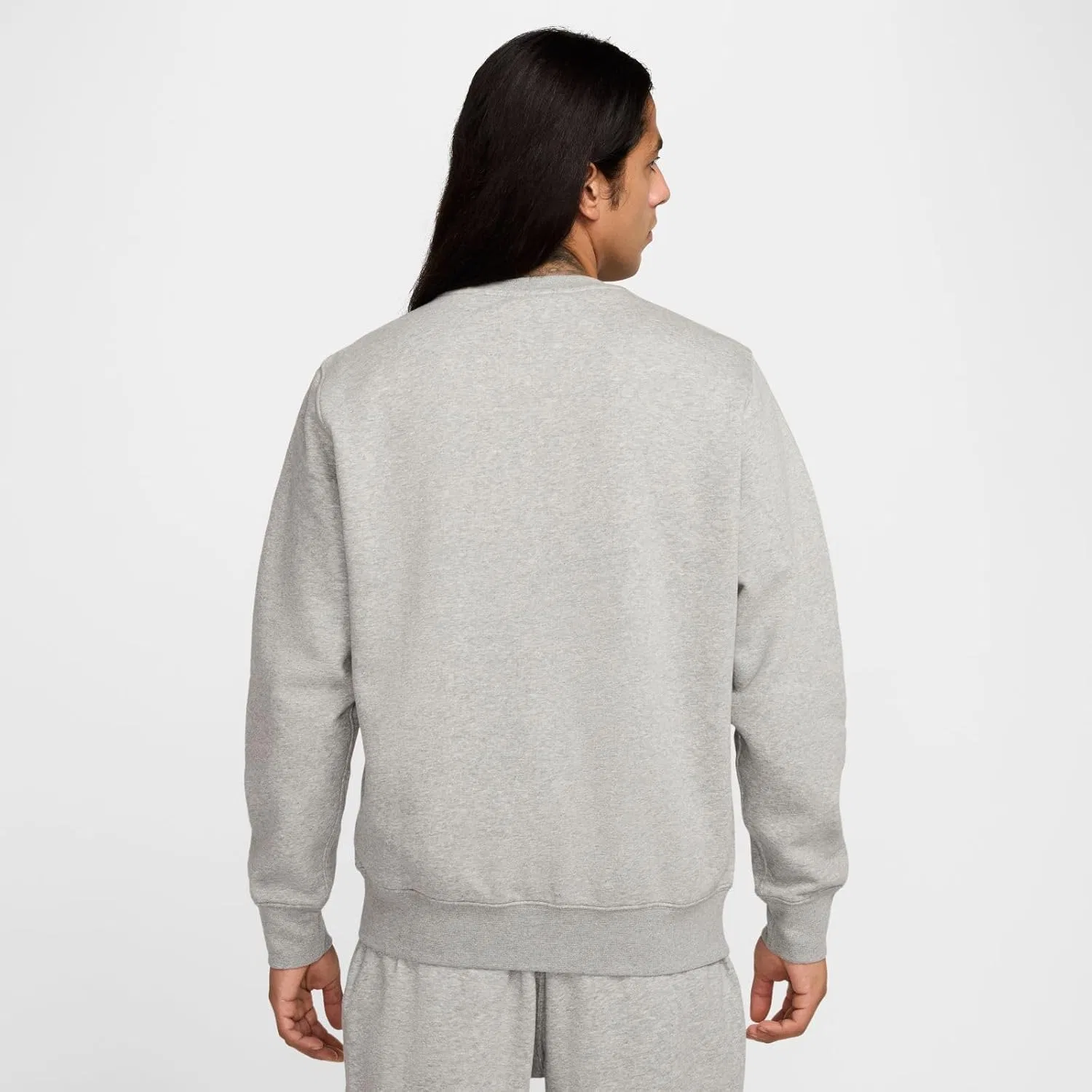Свитшот мужской Nike, цвет Dk Grey Heather/Black — фото 3