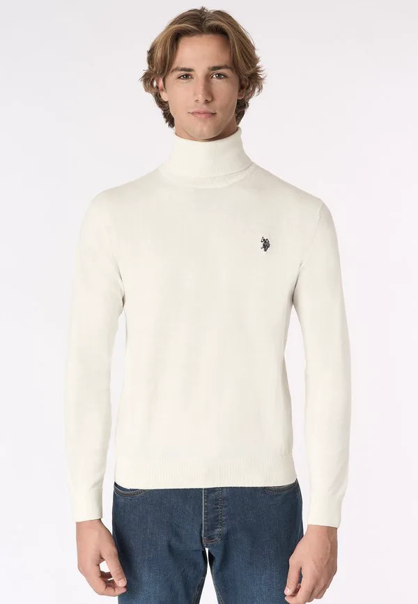 Свитер с высоким воротником U.S. Polo Assn., Bianco