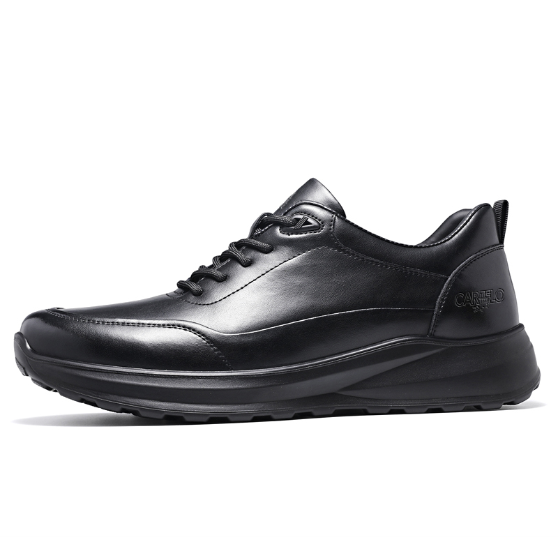 

Повседневные кожаные туфли мужские CARTELO, Black Leather