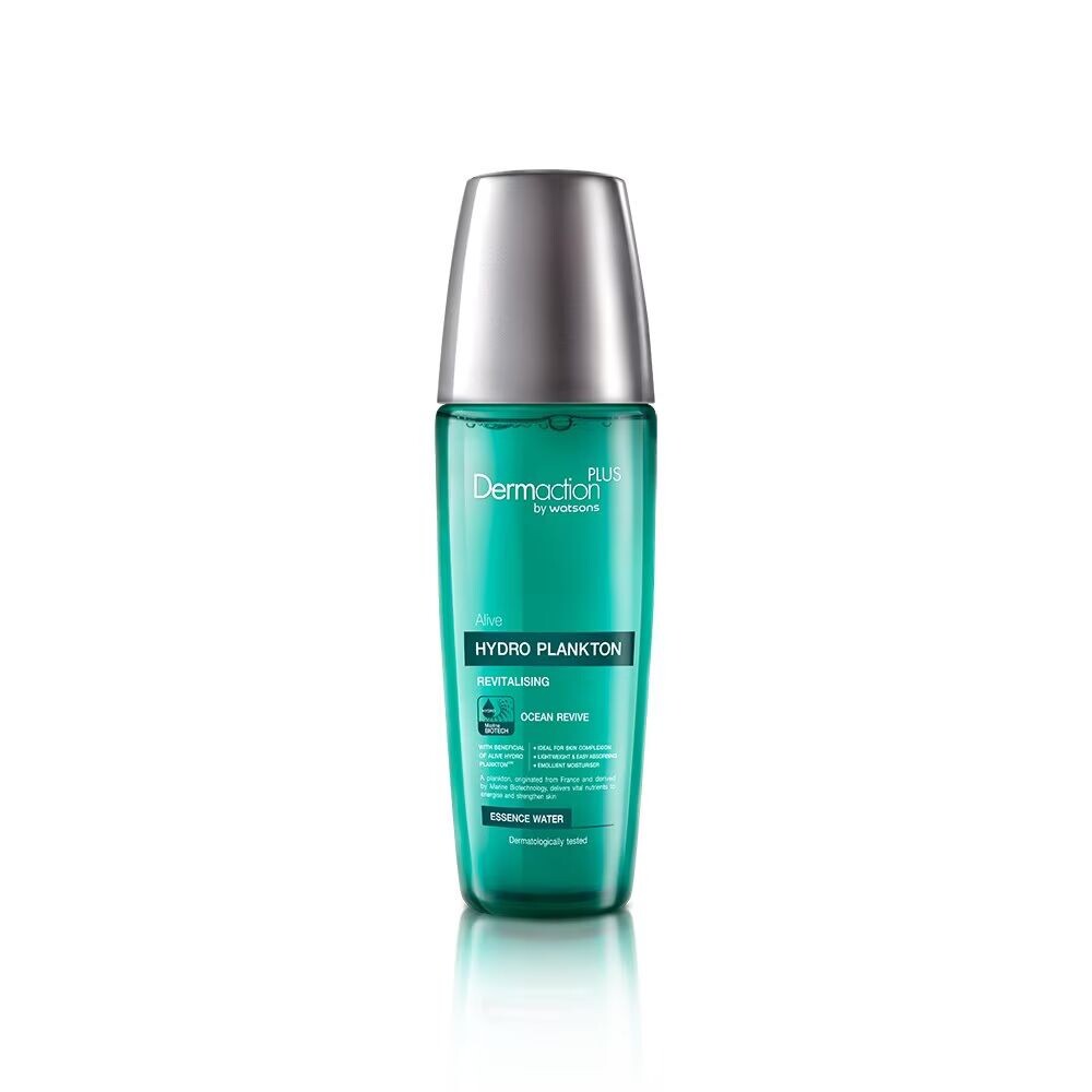 

Dermaction Plus by Watsons Dermaction plus от Watsons Alive Hydro Plankton Восстанавливающая эссенция-вода 130 мл, Green