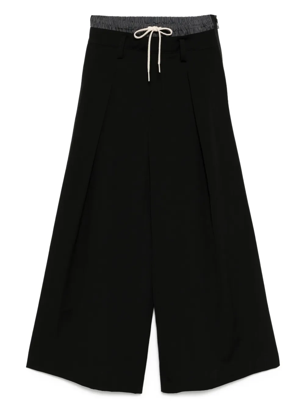 

Шерстяные брюки Yohji Yamamoto, черный