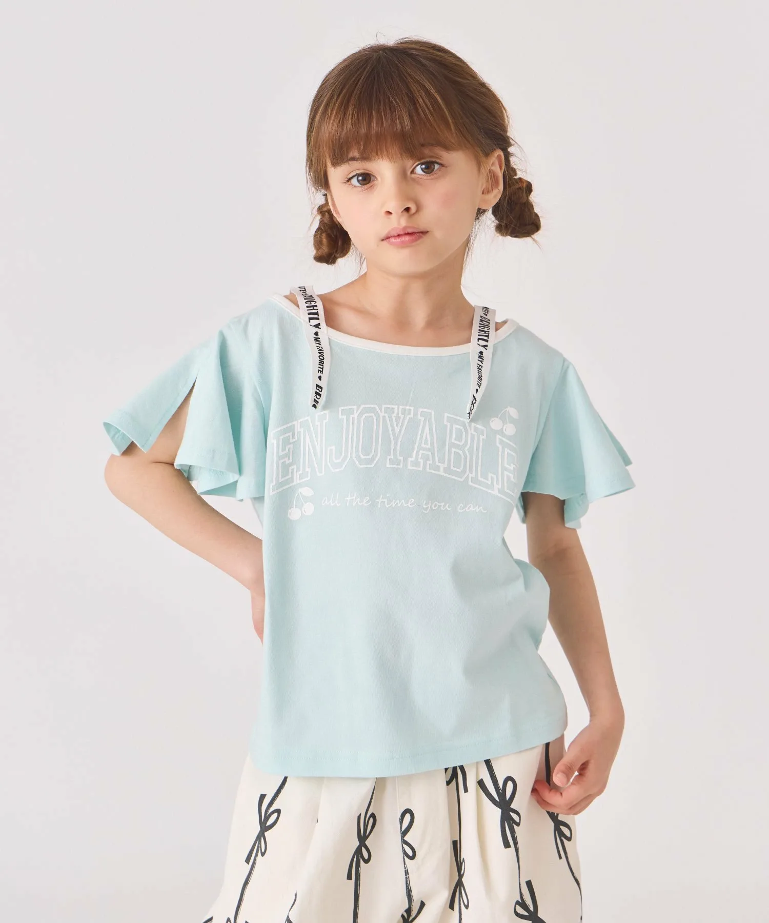 Футболка с короткими рукавами и логотипом Ever Closet, Dusty Mint