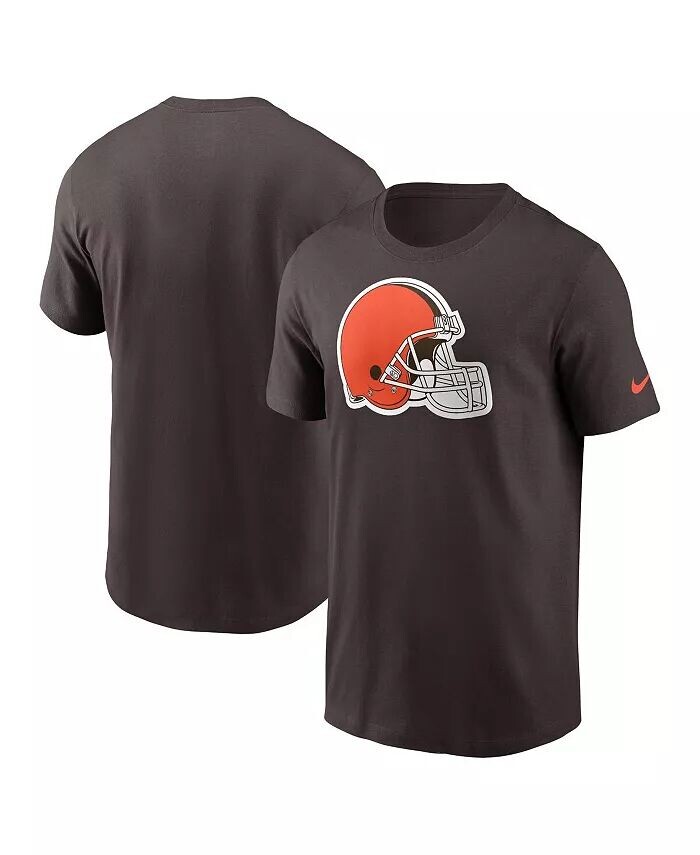

Мужская коричневая футболка с логотипом Cleveland Browns Essential Nike, коричневый