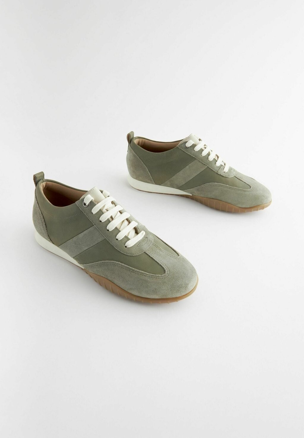 Кроссовки на шнуровке SIGNATURE SOLE RETRO Next, зеленый