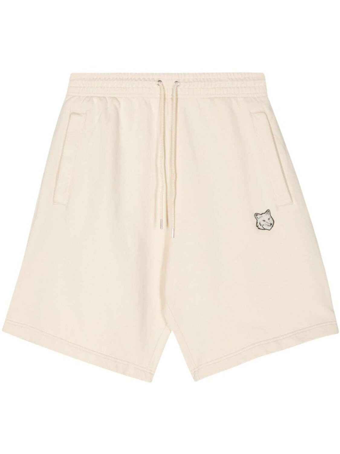

Maison Kitsuné спортивные шорты с нашивкой, нейтральный цвет