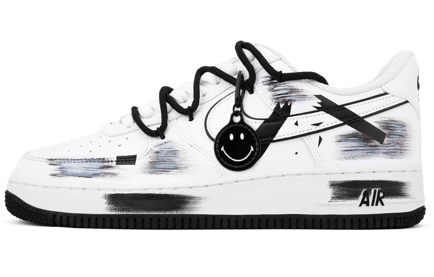 

Кроссовки Nike Air Force 1 Low Top Skateboard Мужские Черно-белые