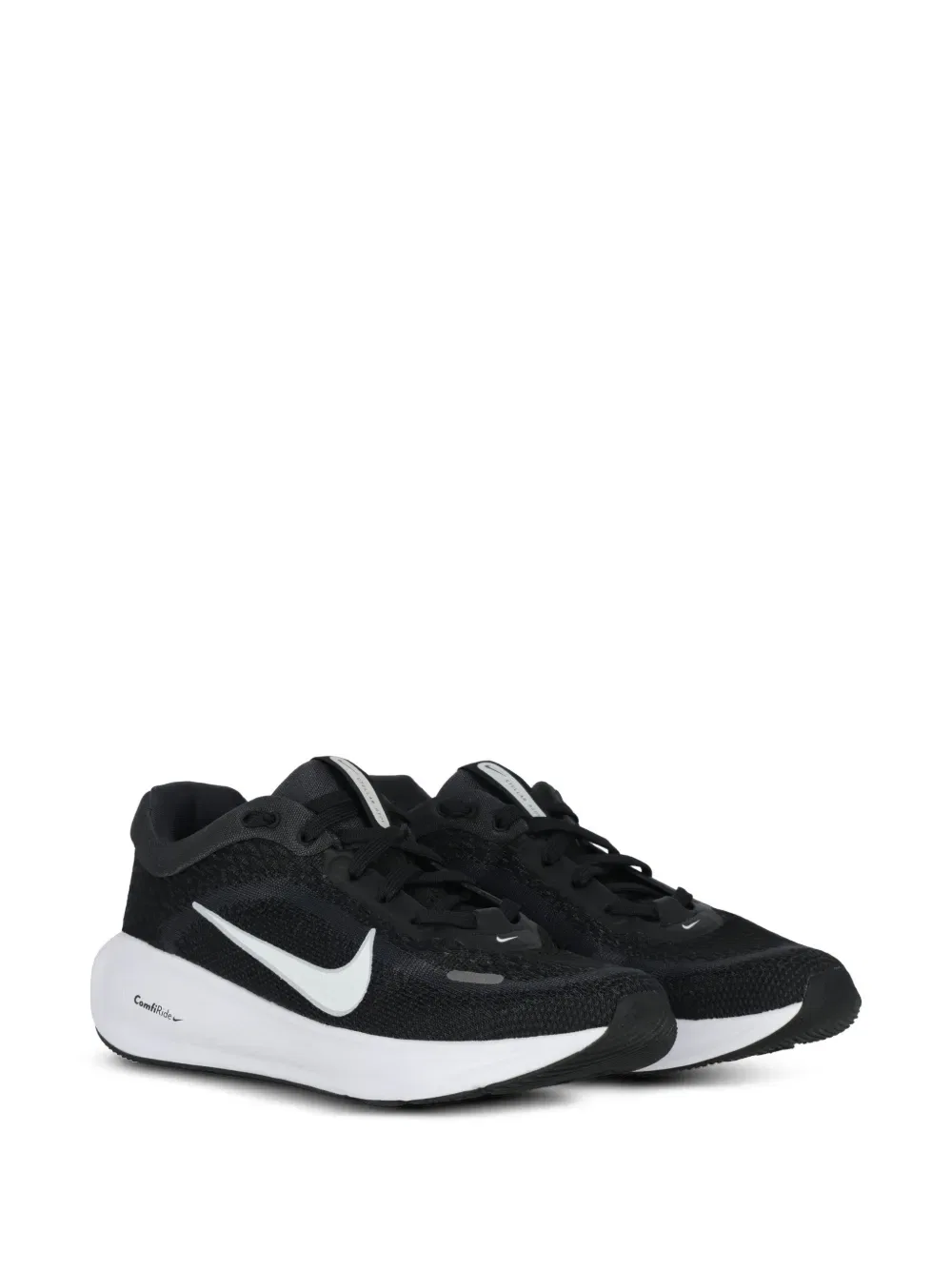 Кроссовки на шнуровке с логотипом Nike Kids, черный