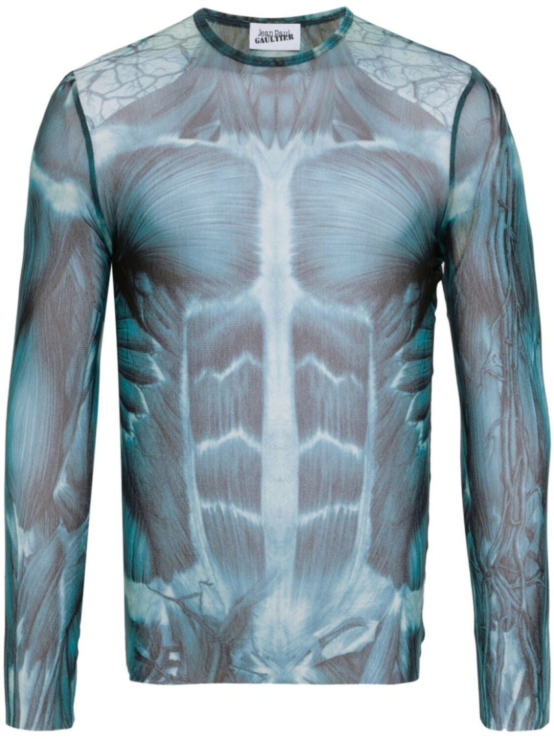 

Jean Paul Gaultier топ Écorché, синий