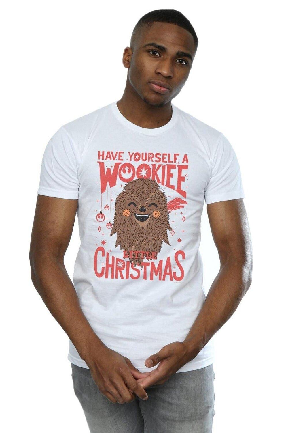 

Рождественская футболка «Вуки» Star Wars, белый