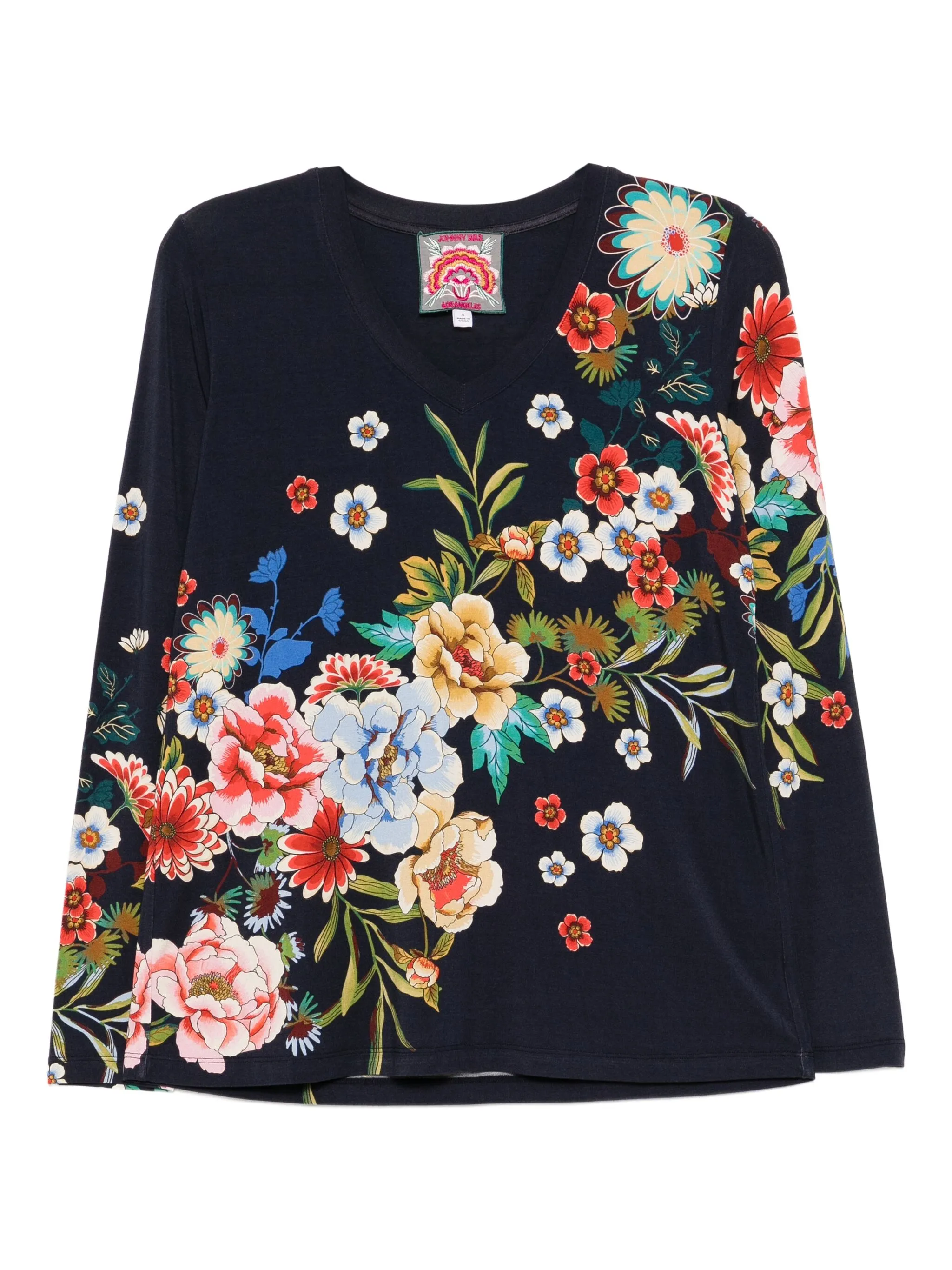 

Футболка Janie с длинными рукавами Johnny Was, синий