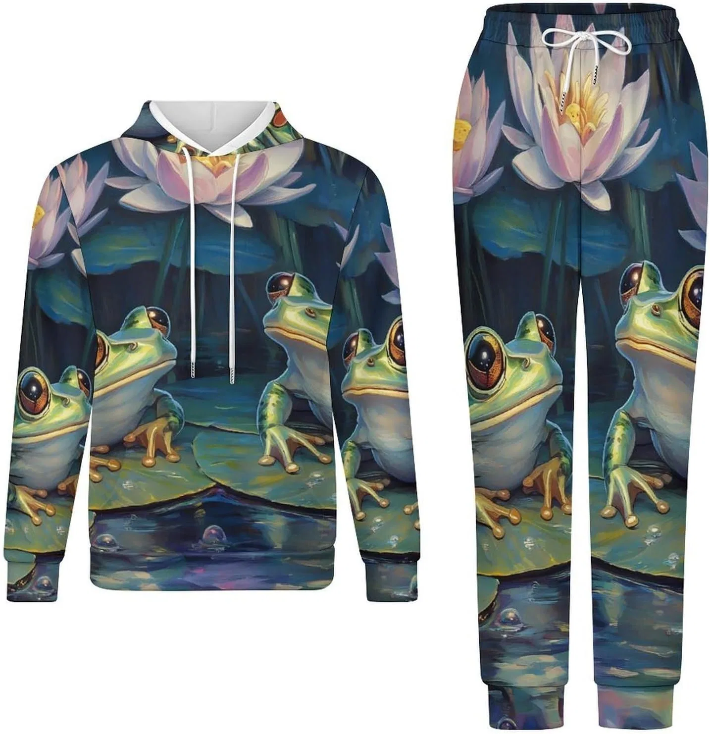 Мужской спортивный костюм 2 предмета Frog Lotuses, Style — фото 4