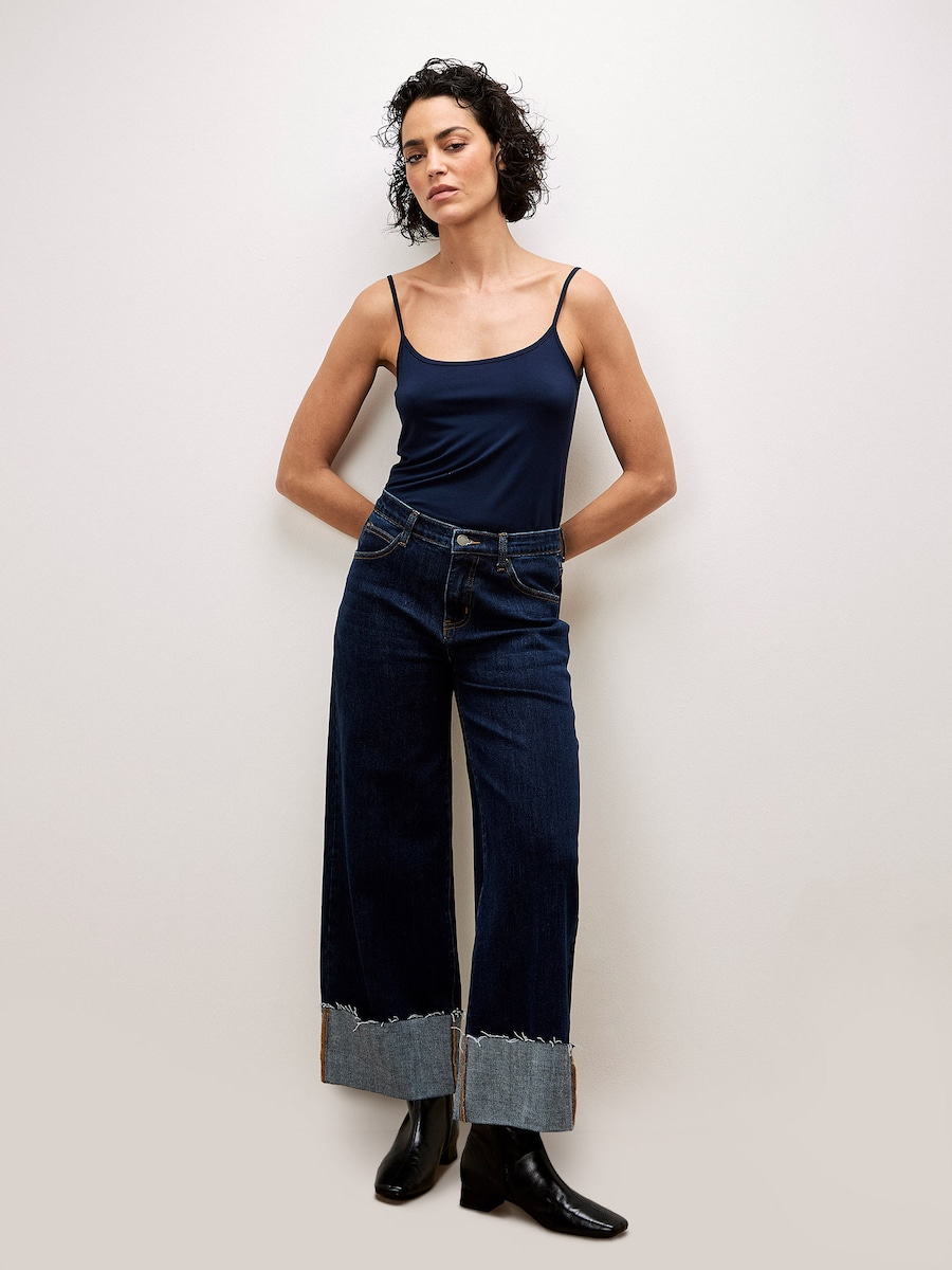 

Джинсы свободного кроя Apricot Ikeda, темно-синий