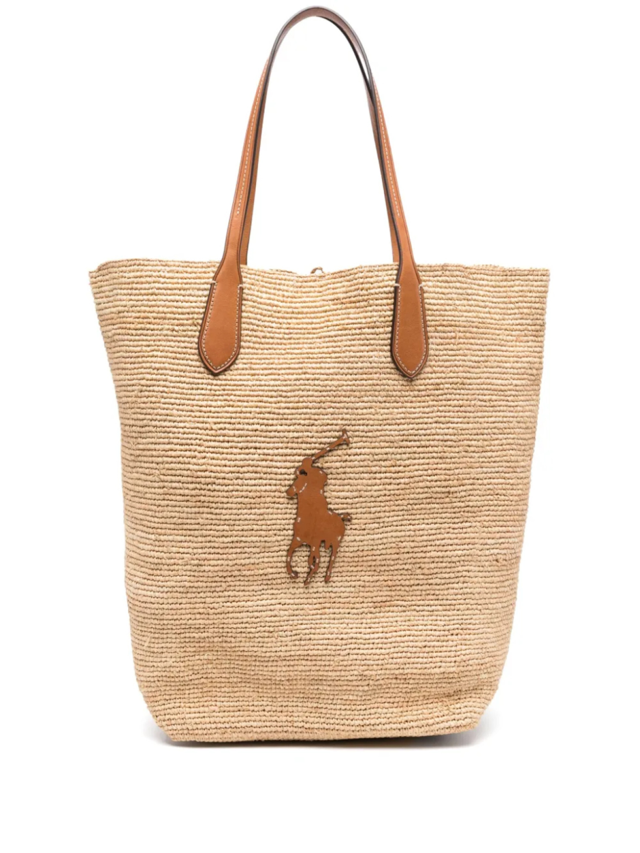 

Большая сумка-тоут Polo Ralph Lauren Big Pony, нейтральный цвет