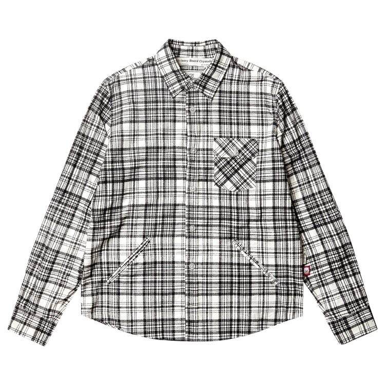 

Рубашка Advisory Board Crystals Alumni Plaid Overshirt, черный