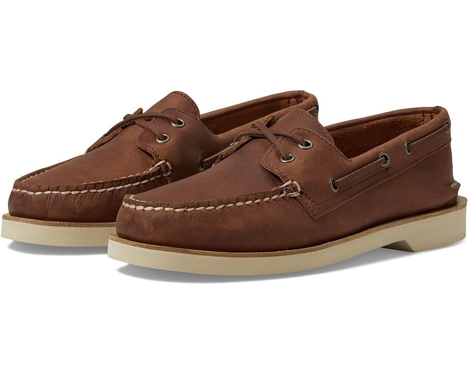 

Туфли Sperry Authentic Original Double Sole Cross Lace, цвет Dark Tan