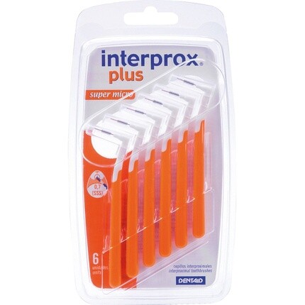 

Межзубные щетки Plus Super Micro Orange, 6 шт., Interprox