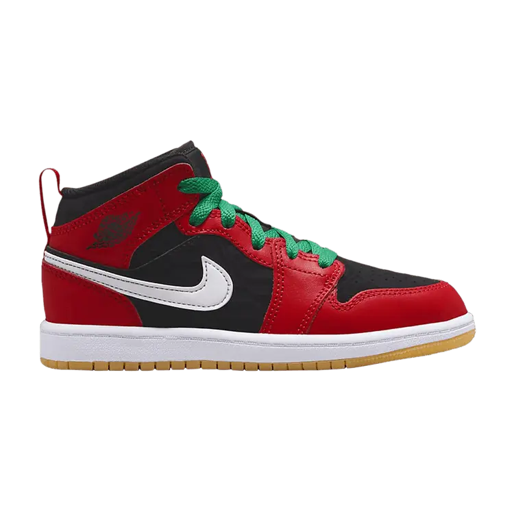 

Кроссовки Air Jordan Air Jordan 1 Mid SE PS 'Christmas', красный