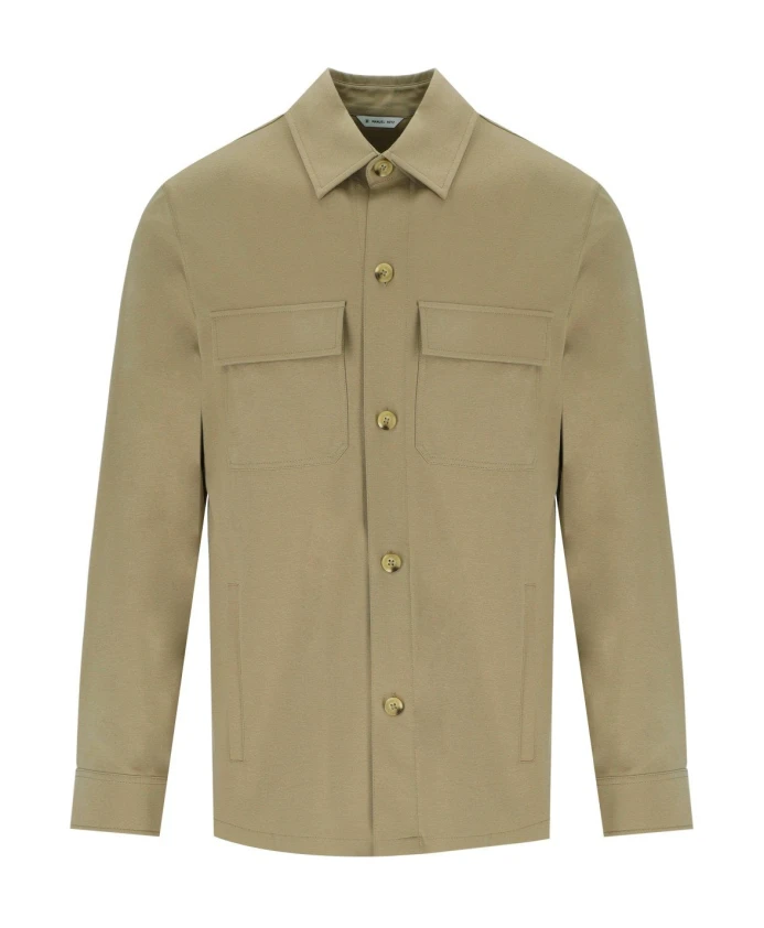 

Рубашка-Куртка песочно-коричневого цвета Manuel Ritz, бежевый