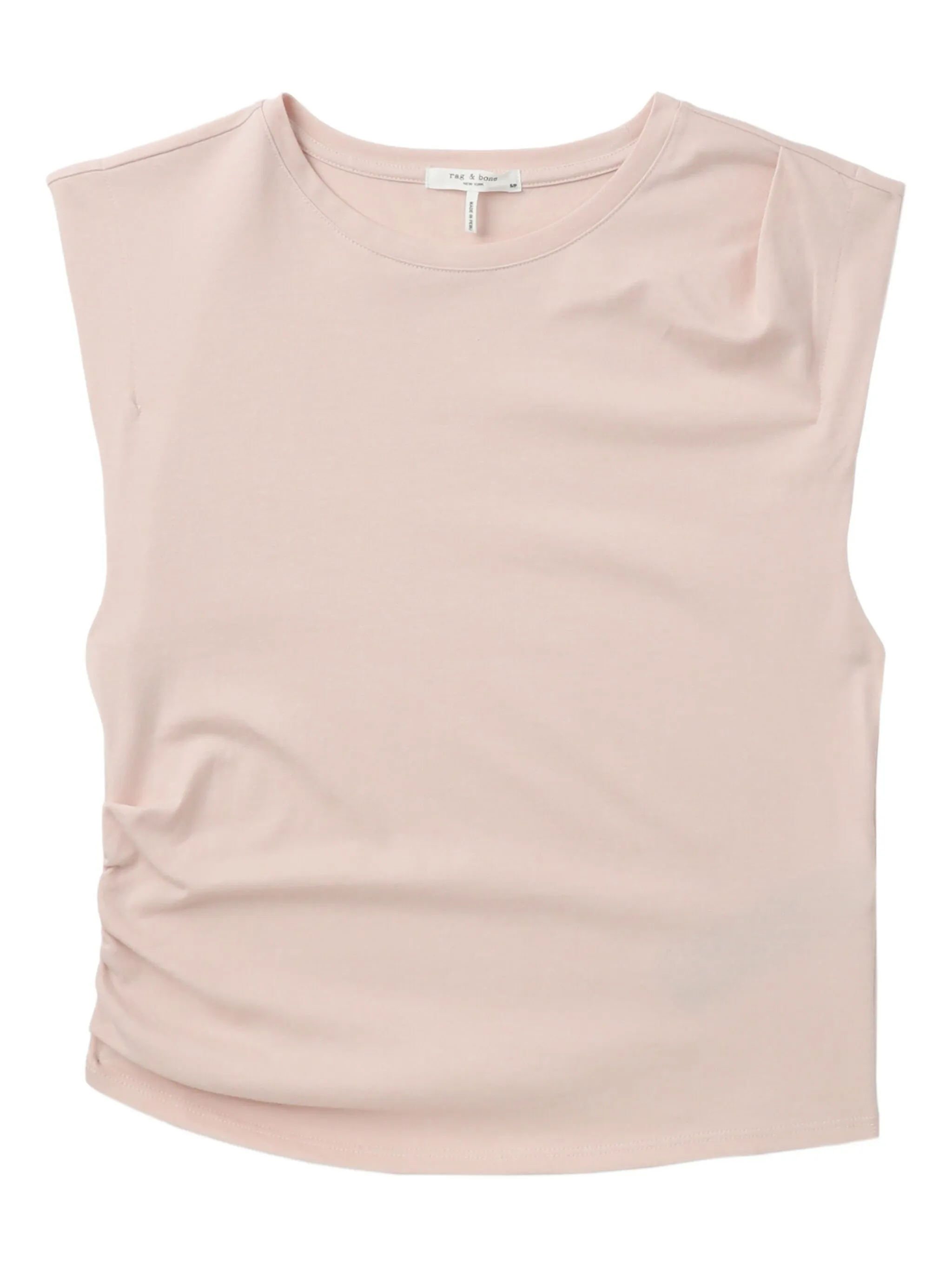 

Топ с рукавами кап Rag & Bone, розовый