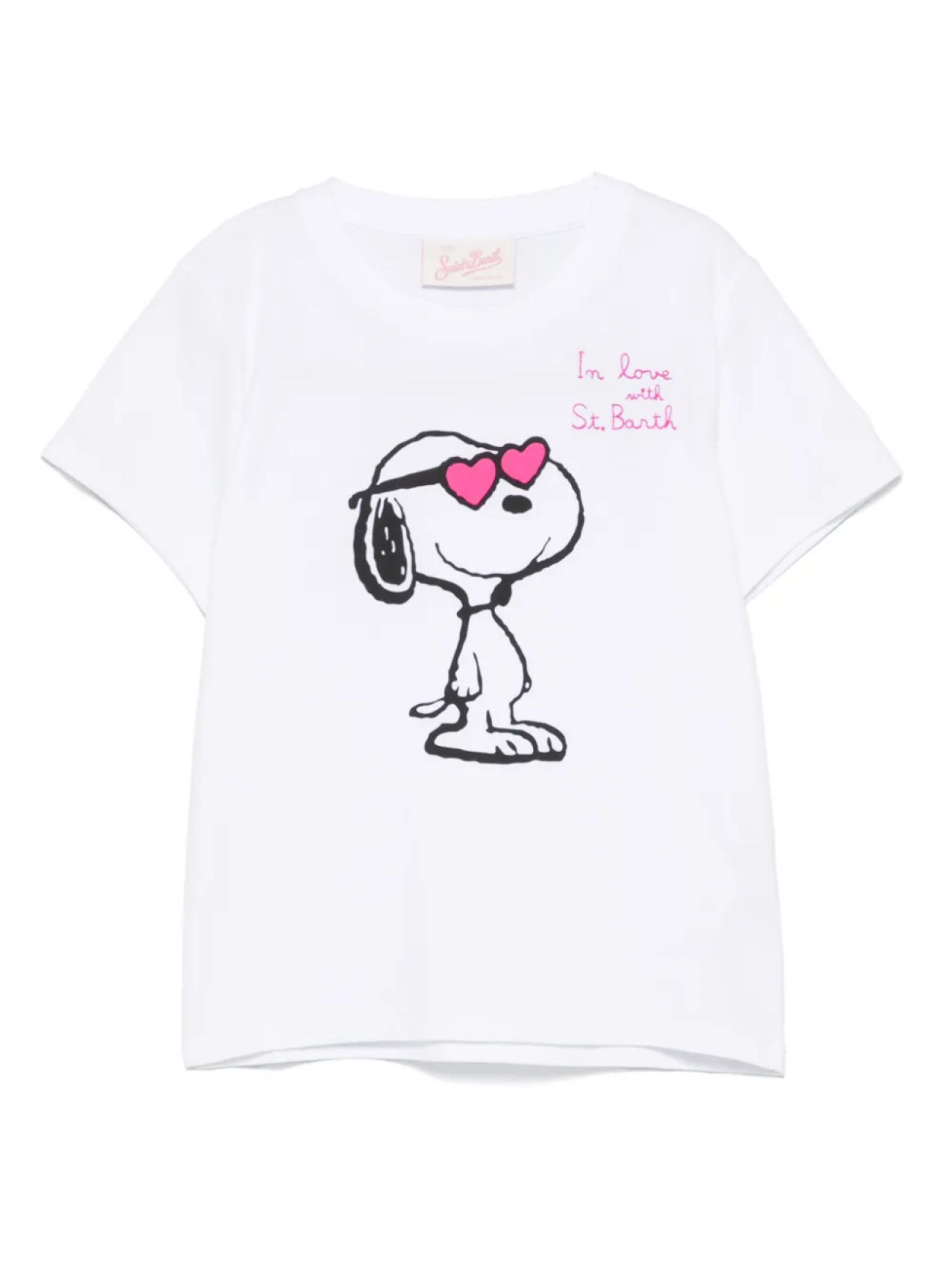 

MC2 Saint Barth Kids футболка Elly из коллаборации с Peanuts, белый