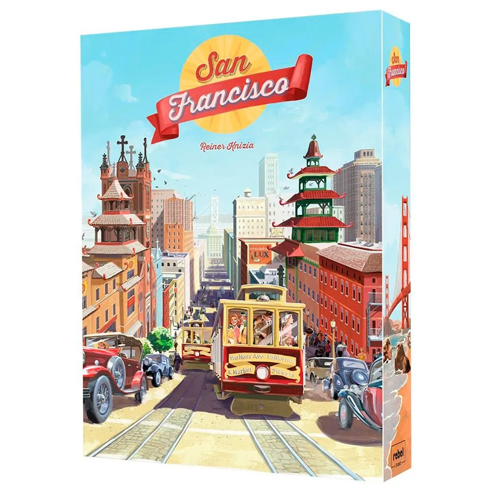 

Карточная игра Asmodee San Francisco, испанская версия, золотой