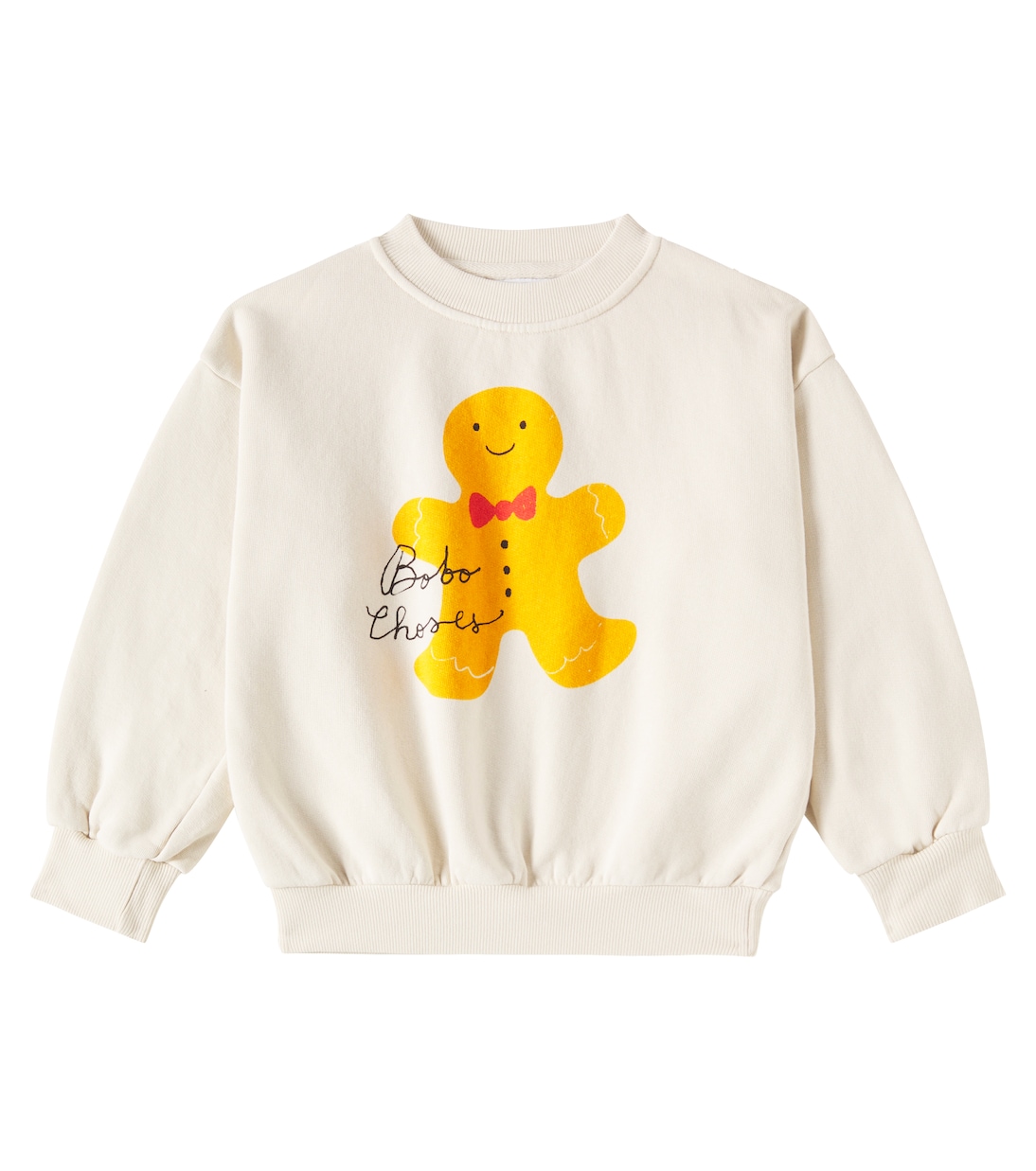 

Толстовка из хлопкового джерси с логотипом Bobo Choses, Neutrals